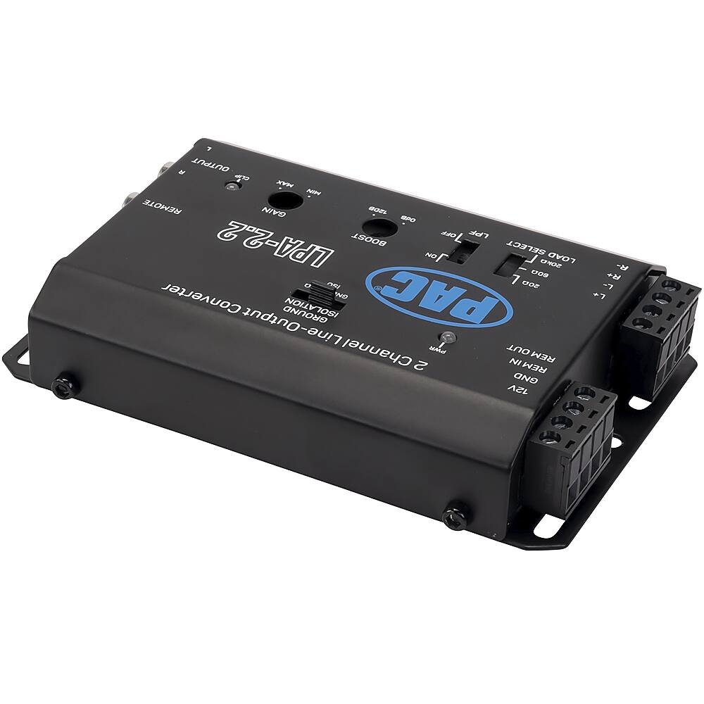 Alt View 18. PAC - LocPRO Advanced 2-Channel Active Line Output Converter with Auto Turn-On - Black.