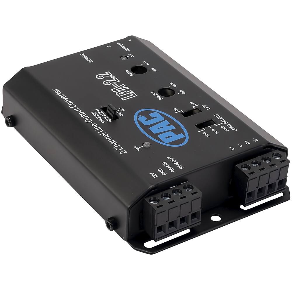 Alt View 19. PAC - LocPRO Advanced 2-Channel Active Line Output Converter with Auto Turn-On - Black.