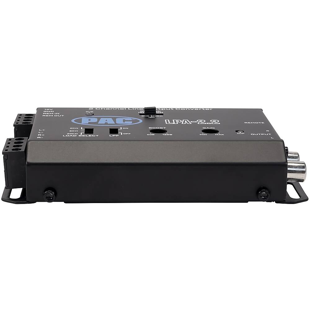 Alt View 23. PAC - LocPRO Advanced 2-Channel Active Line Output Converter with Auto Turn-On - Black.