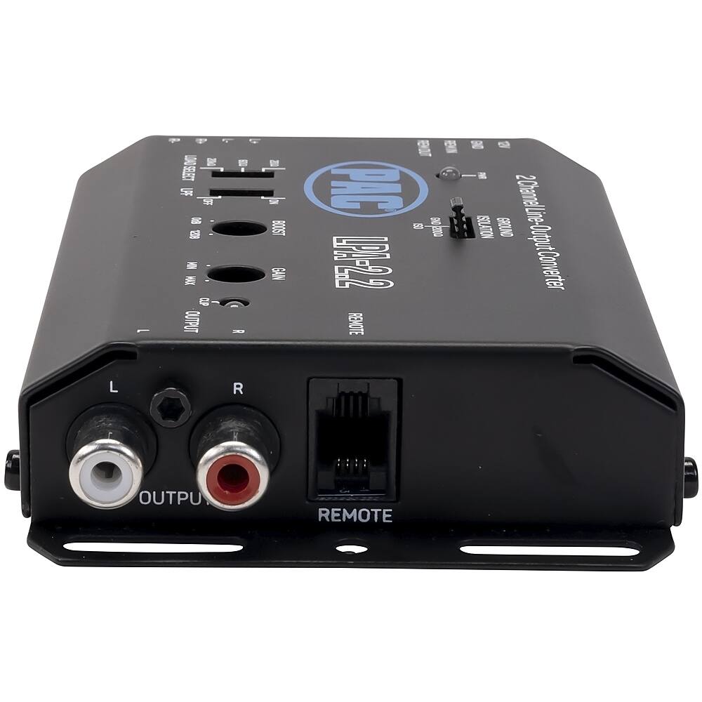 Alt View 26. PAC - LocPRO Advanced 2-Channel Active Line Output Converter with Auto Turn-On - Black.