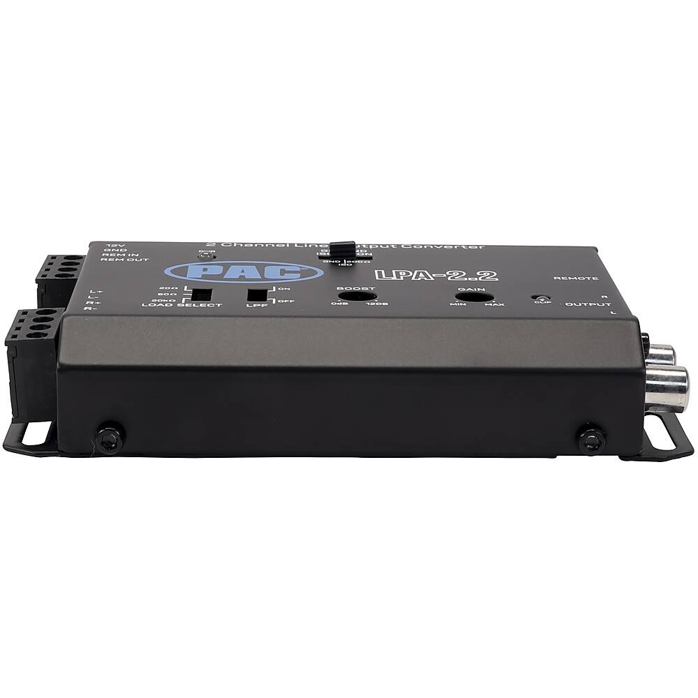 Alt View 35. PAC - LocPRO Advanced 2-Channel Active Line Output Converter with Auto Turn-On - Black.