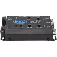 PAC - LocPRO Advanced 4-Channel Active Line Output Converter with Auto Turn-On - Black - Front_Zoom