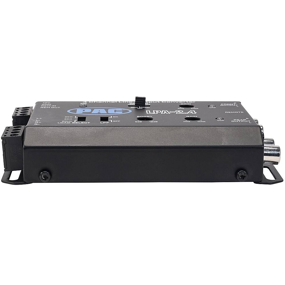 Alt View 16. PAC - LocPRO Advanced 4-Channel Active Line Output Converter with Auto Turn-On - Black.