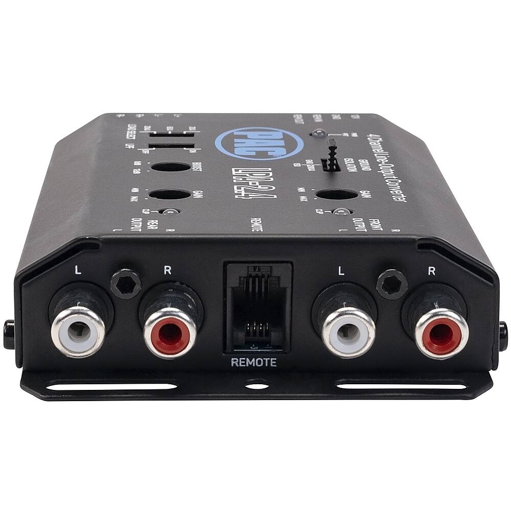 Alt View 19. PAC - LocPRO Advanced 4-Channel Active Line Output Converter with Auto Turn-On - Black.