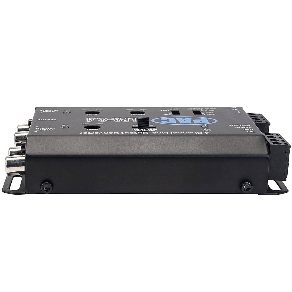 Alt View 22. PAC - LocPRO Advanced 4-Channel Active Line Output Converter with Auto Turn-On - Black.