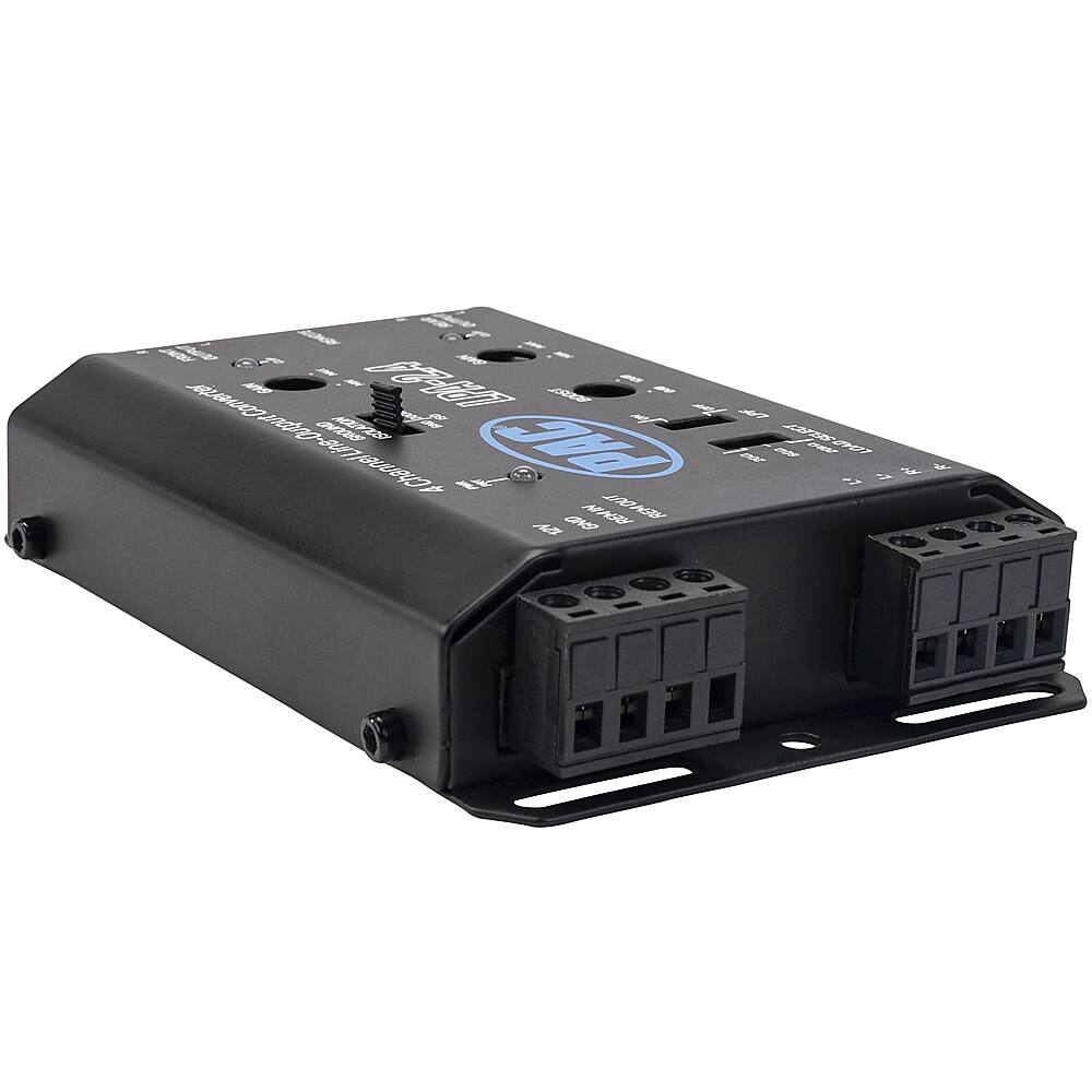 Alt View 24. PAC - LocPRO Advanced 4-Channel Active Line Output Converter with Auto Turn-On - Black.