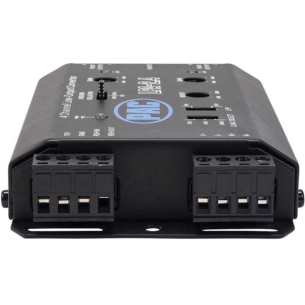 Alt View 25. PAC - LocPRO Advanced 4-Channel Active Line Output Converter with Auto Turn-On - Black.