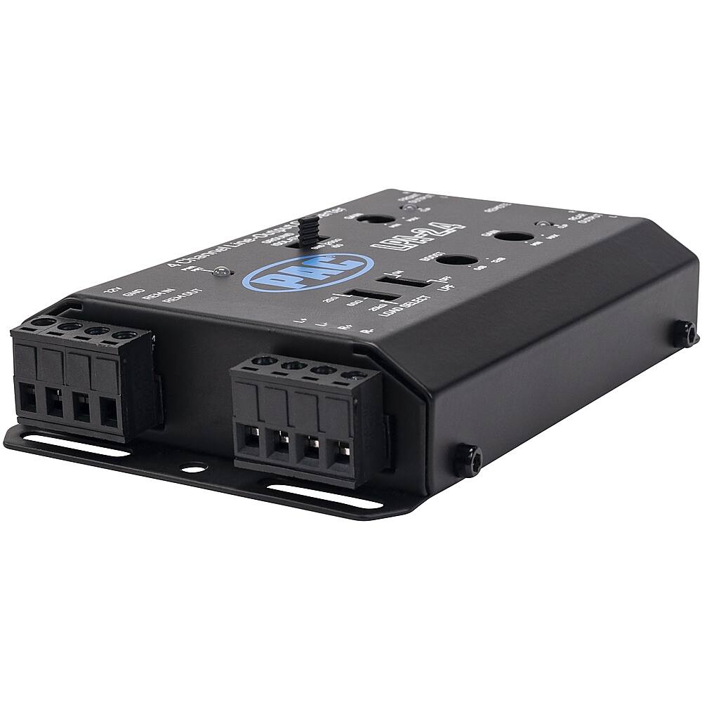 Alt View 26. PAC - LocPRO Advanced 4-Channel Active Line Output Converter with Auto Turn-On - Black.