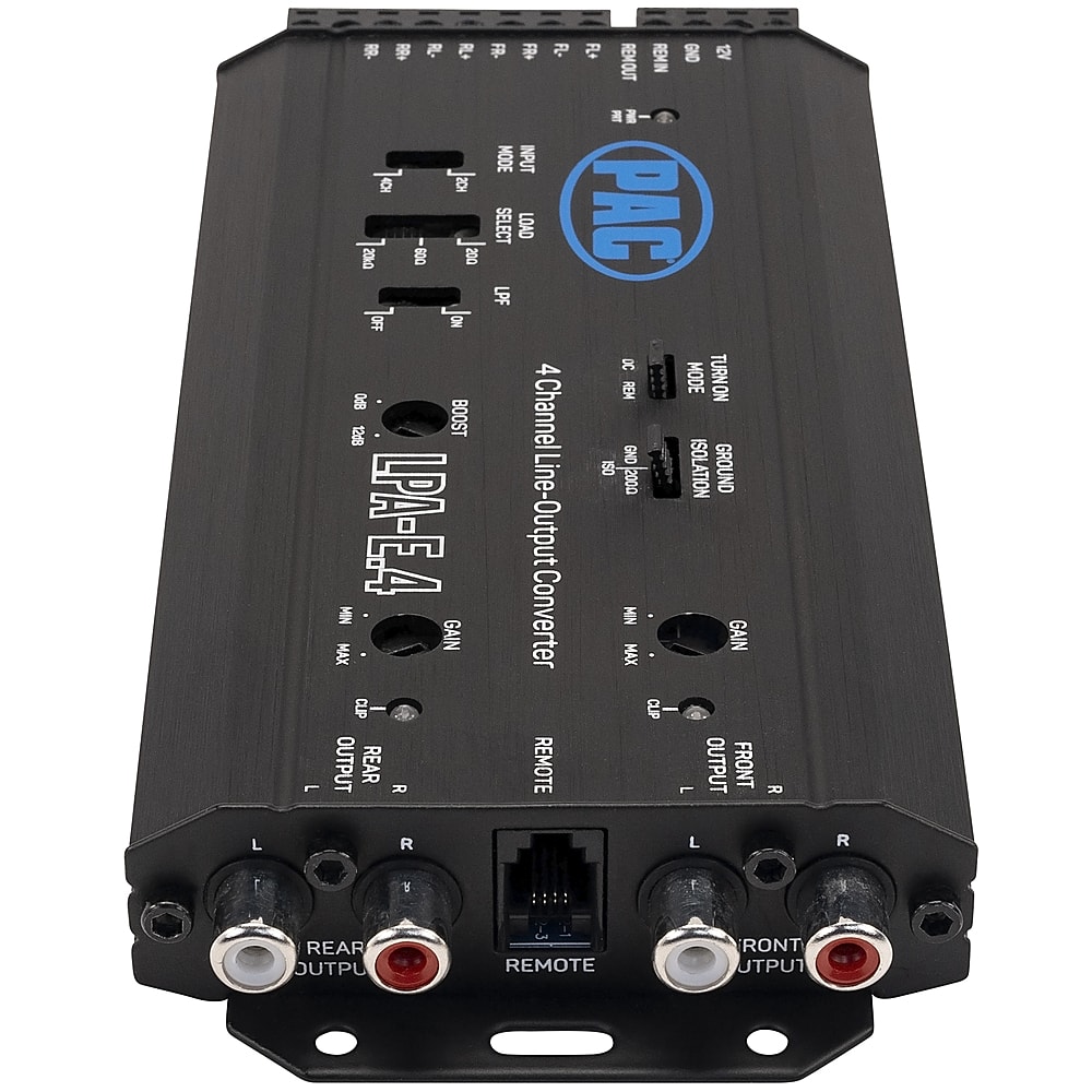 Alt View 13. PAC - LocPRO Advanced 2-Channel or 4-Channel Active Line Output Converter with Auto Turn-On - Black.