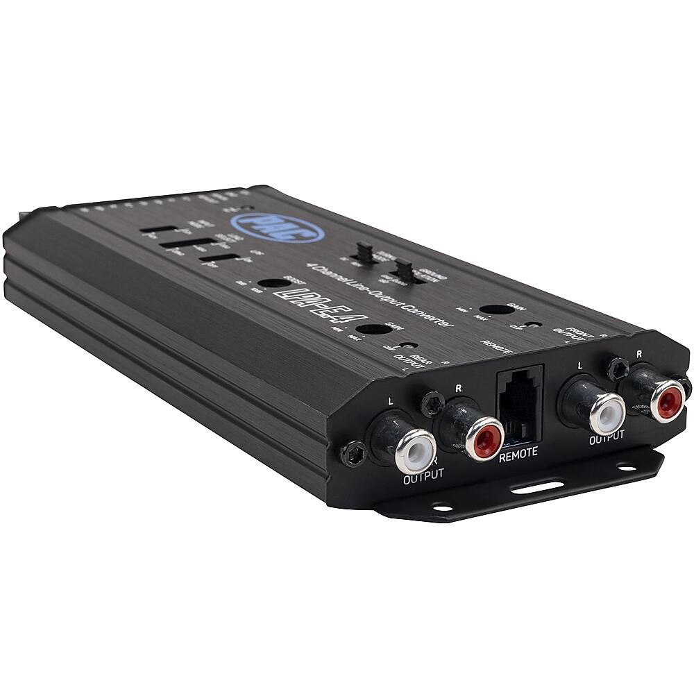 Alt View 14. PAC - LocPRO Advanced 2-Channel or 4-Channel Active Line Output Converter with Auto Turn-On - Black.