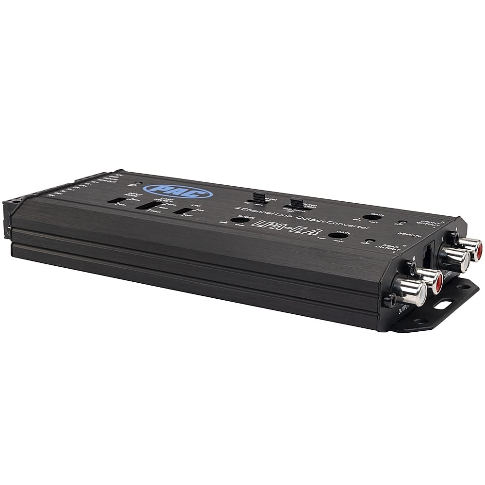 Alt View 15. PAC - LocPRO Advanced 2-Channel or 4-Channel Active Line Output Converter with Auto Turn-On - Black.