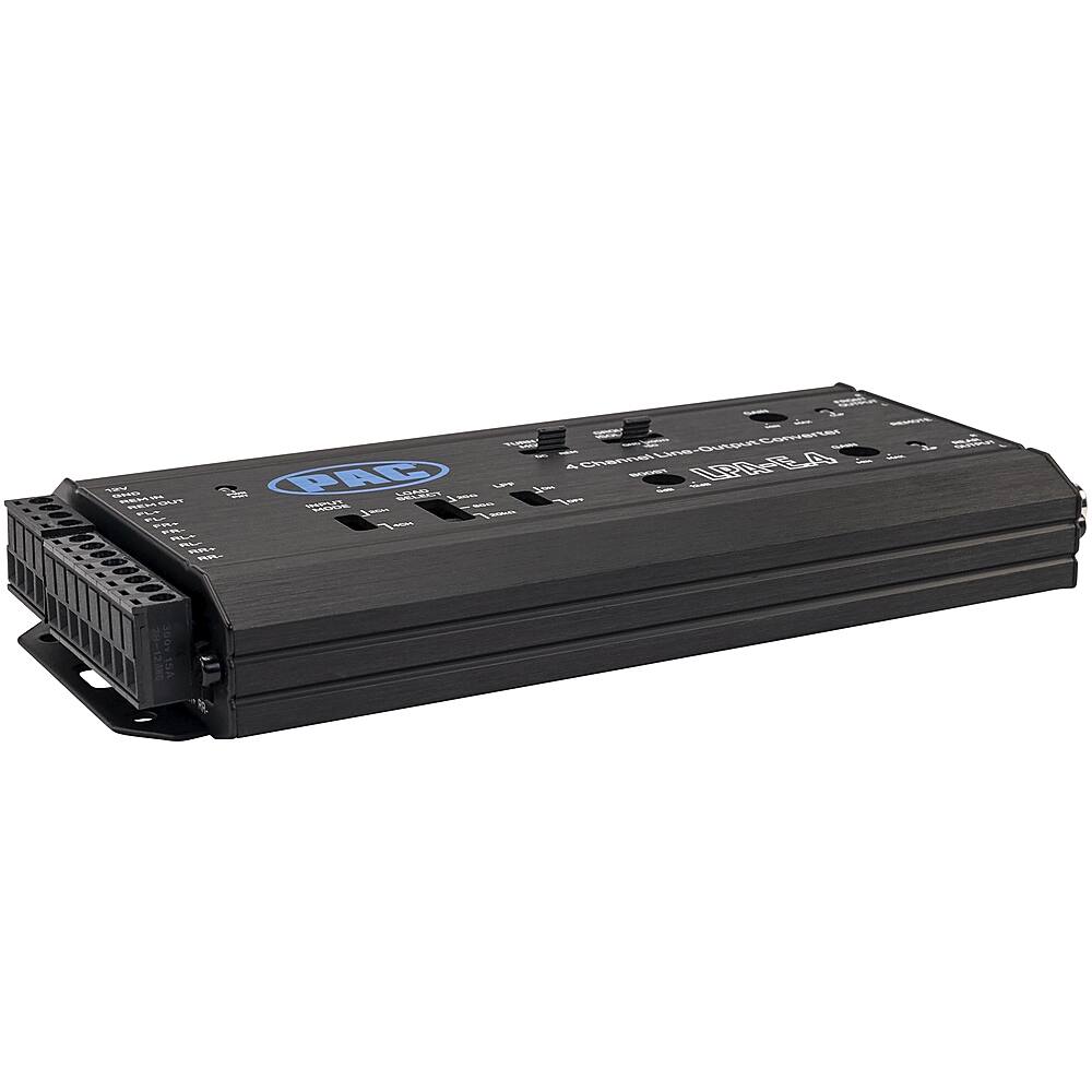 Alt View 17. PAC - LocPRO Advanced 2-Channel or 4-Channel Active Line Output Converter with Auto Turn-On - Black.