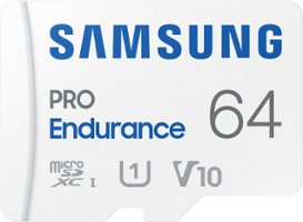 Samsung - PRO Endurance 64GB microSDXC SD Memory Card - Front_Zoom