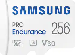 Samsung - PRO Endurance 256GB MicroSDXC Memory Card - Front_Zoom