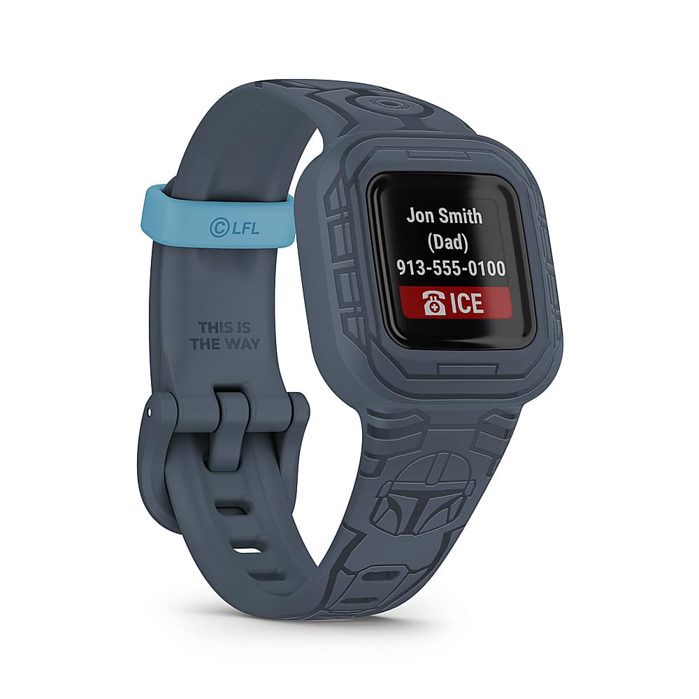 Angle. Garmin - vívofit jr. 3 Kids Fitness Tracker - The Mandalorian.