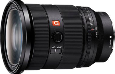 Sony - FE 24-70mm F2.8 GM II Full-frame constant-aperture standard zoom G Master lens - Black - Front_Zoom