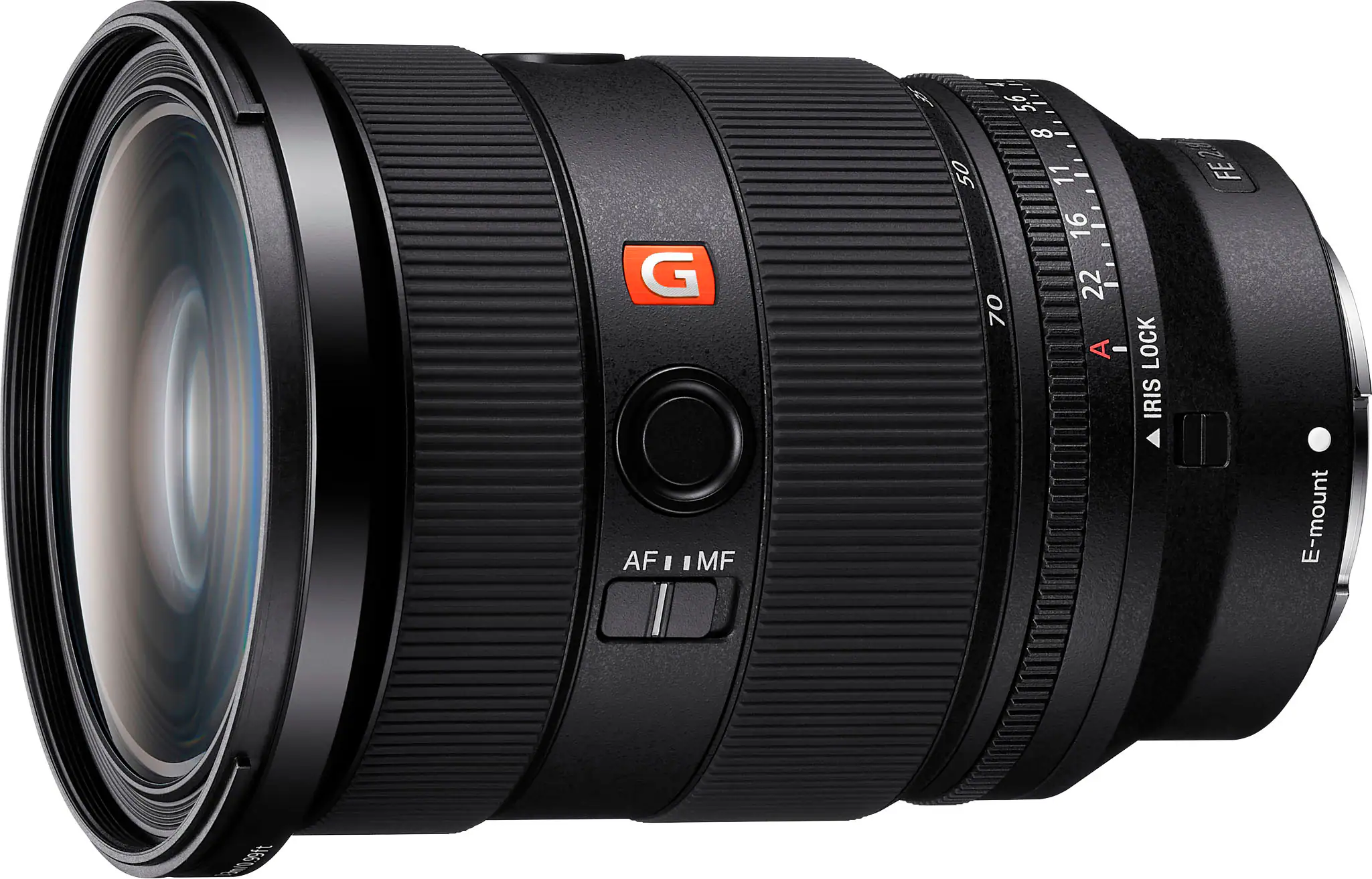 Front. Sony - FE 24-70mm F2.8 GM II Full-frame constant-aperture standard zoom G Master lens - Black.