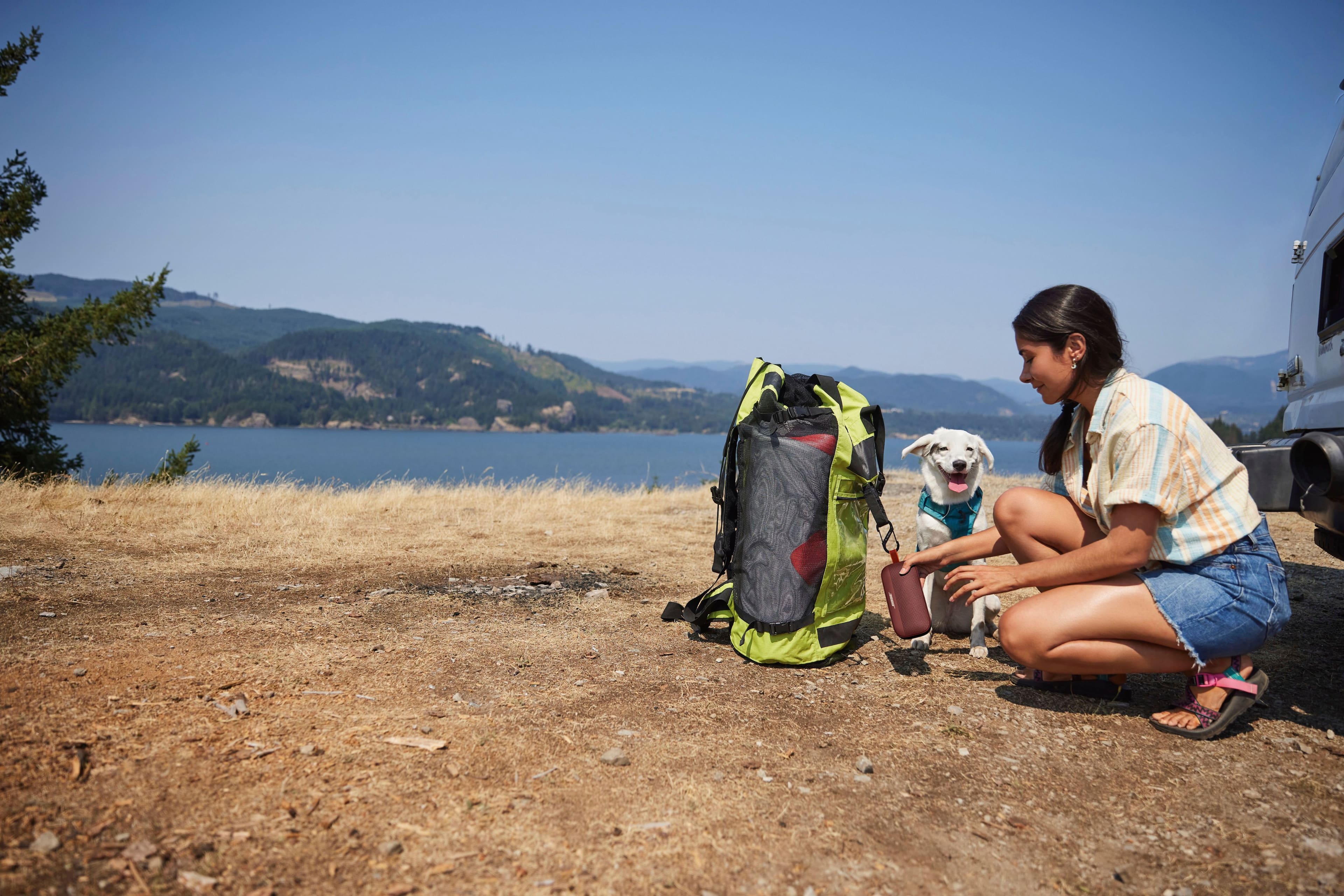 Alt View 13. Bose - SoundLink Flex Portable Bluetooth Speaker with Waterproof/Dustproof Design - Carmine Red.