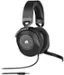 Angle. CORSAIR - HS65 SURROUND Wired Gaming Headset for PC, PS5, and PS4 - Black.