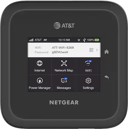 Angle. NETGEAR - Nighthawk M6 Pro Mobile Hotspot - Black.