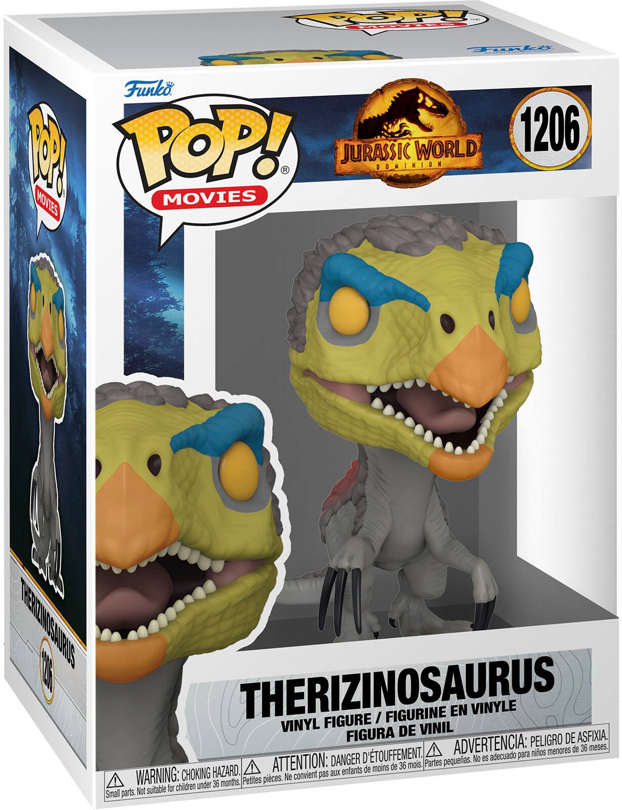 Angle. Funko - POP! Movies: Jurassic World Dominion - Therizinosaurus.