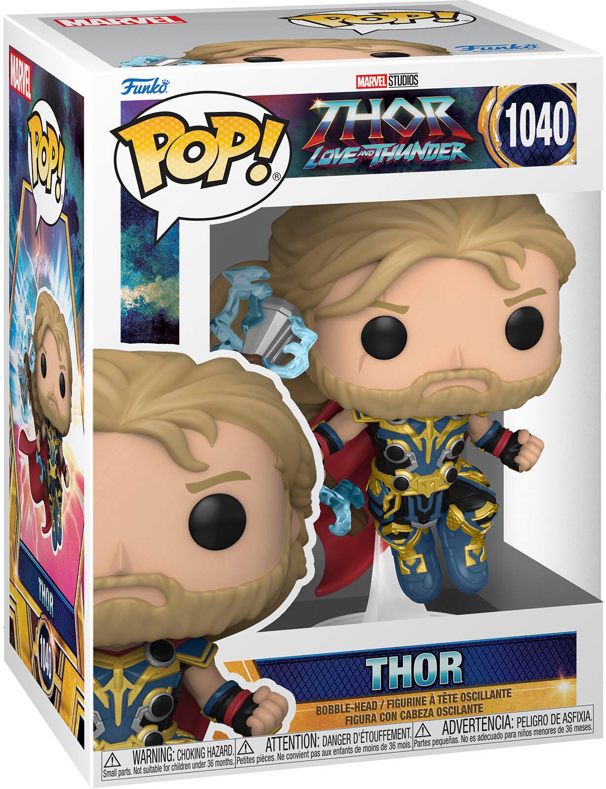 Angle. Funko - POP! Marvel: Marvel Studios Thor: Love and Thunder - Thor - Multi.