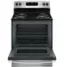 Angle. GE - 5.0 Cu. Ft. Freestanding Electric Range - Stainless Steel.