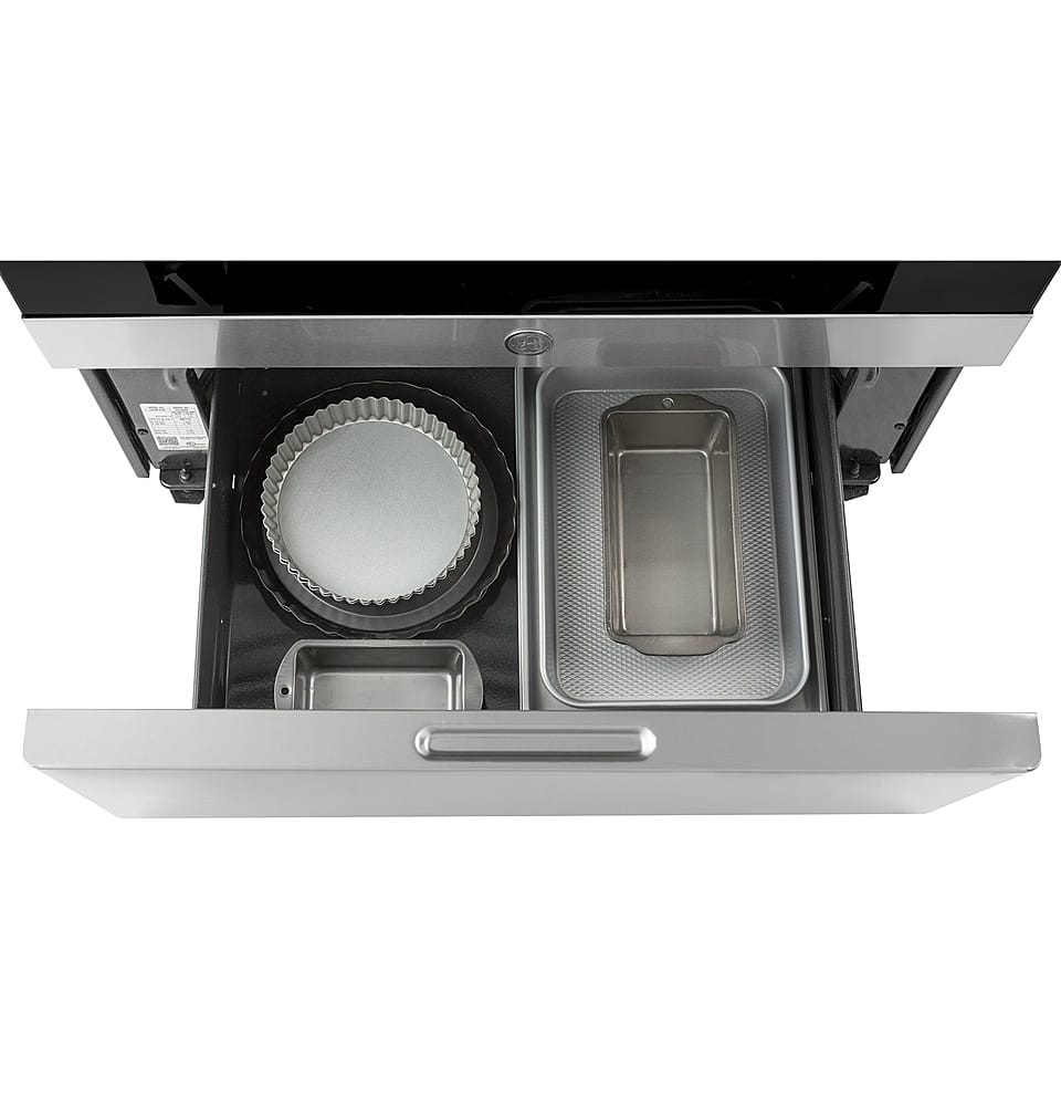 Alt View 13. GE - 5.0 Cu. Ft. Freestanding Electric Range - Stainless Steel.