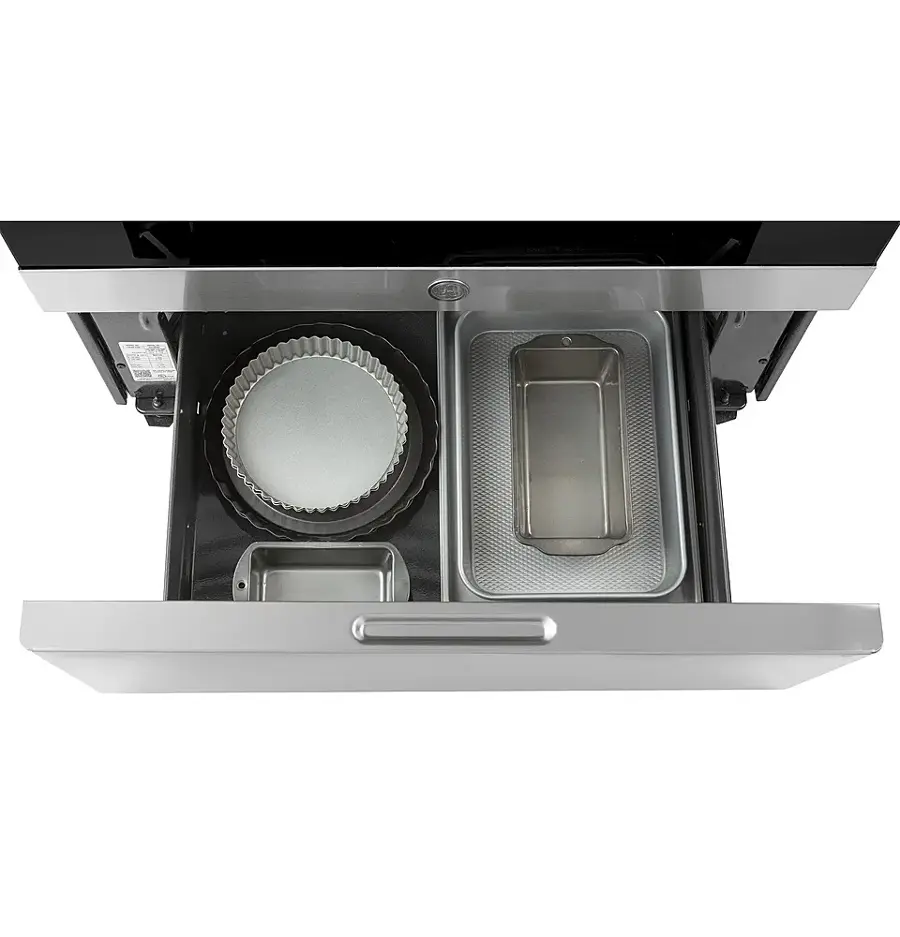 Alt View 13. GE - 5.0 Cu. Ft. Freestanding Electric Range - Stainless Steel.