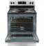 Angle. GE - 5.0 Cu. Ft. Freestanding Electric Range - Stainless Steel.