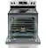 Angle. GE - 5.0 Cu. Ft. Freestanding Electric Range - Stainless Steel.