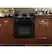 Alt View 1. GE - 3.0 Cu. Ft. Self-Cleaning Drop-In Electric Range - Black on Black.