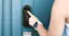 Left. Lockly - Vision Elite Smart Lock Deadbolt with with App/Keypad/Biometric/Voice Assistant/Key Access Solar Charging - Matte Black.