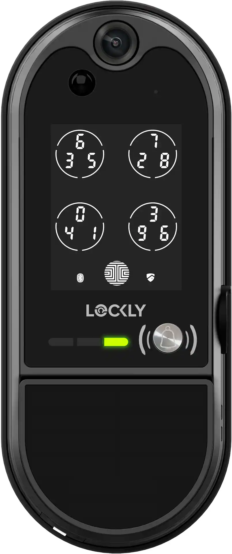 Lockly Vision Elite Smart Lock Deadbolt with with App/Keypad/Biometric ...