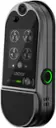Angle. Lockly - Vision Elite Smart Lock Deadbolt with with App/Keypad/Biometric/Voice Assistant/Key Access Solar Charging - Matte Black.