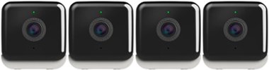 Kangaroo - 4-Camera Indoor/Outdoor Wired 1080p Surveillance System - White - Front_Zoom
