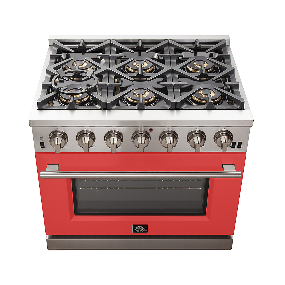 Forno 36-Inch Capriasca Gas Range with 6 Burners, Convection Oven and  120,000 BTUs (FFSGS6260-36)