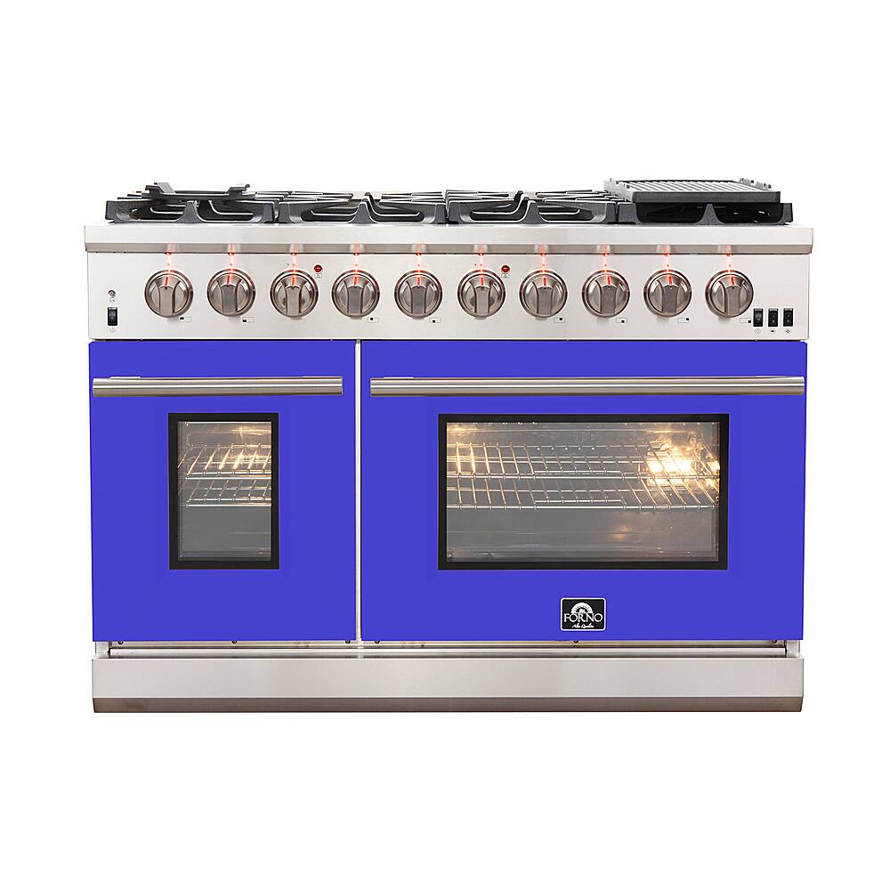 Forno Capriasca 36 in. 5.36 cu. ft. Gas Range with 6 Gas Burners Oven in  Stainless Steel FFSGS6260-36 - The Home Depot