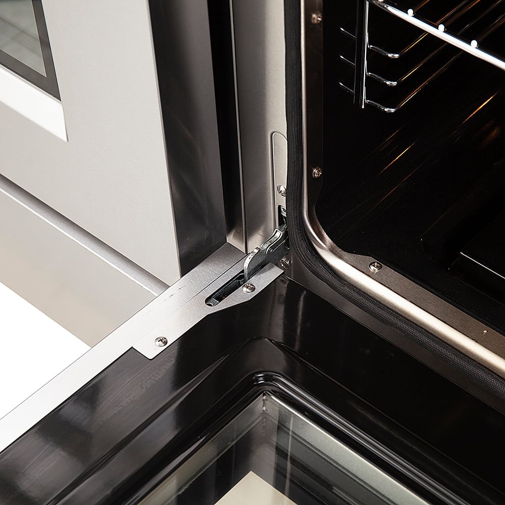 Alt View 12. Forno Appliances - Galiano 6.58 Cu. Ft. Freestanding Gas Range with Convection Oven - Red Door - Red.