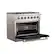 Alt View 2. Forno Appliances - Capriasca 5.36 Cu. Ft. Freestanding Gas Range with Convection Oven - Black Door - Black.