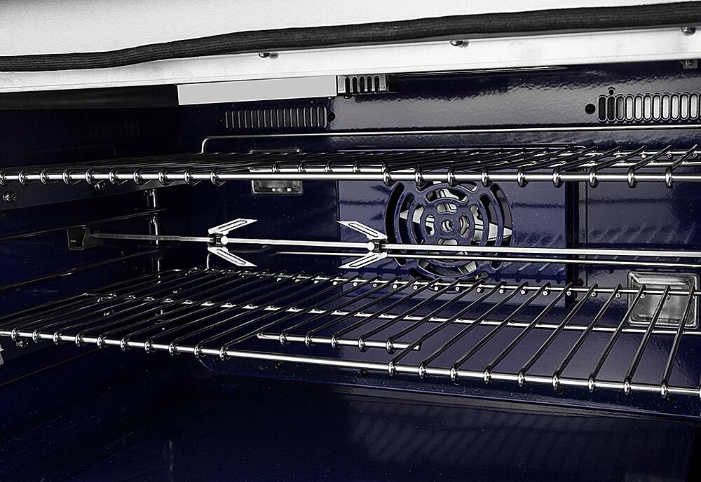 Alt View 16. Forno Appliances - Capriasca 5.36 Cu. Ft. Freestanding Gas Range with Convection Oven - Blue Door - Blue.