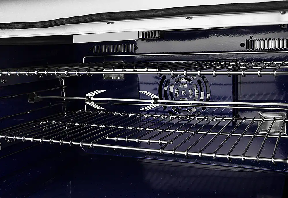 Alt View 15. Forno Appliances - Capriasca 5.36 Cu. Ft. Freestanding Gas Range with Convection Oven - White Door - White.