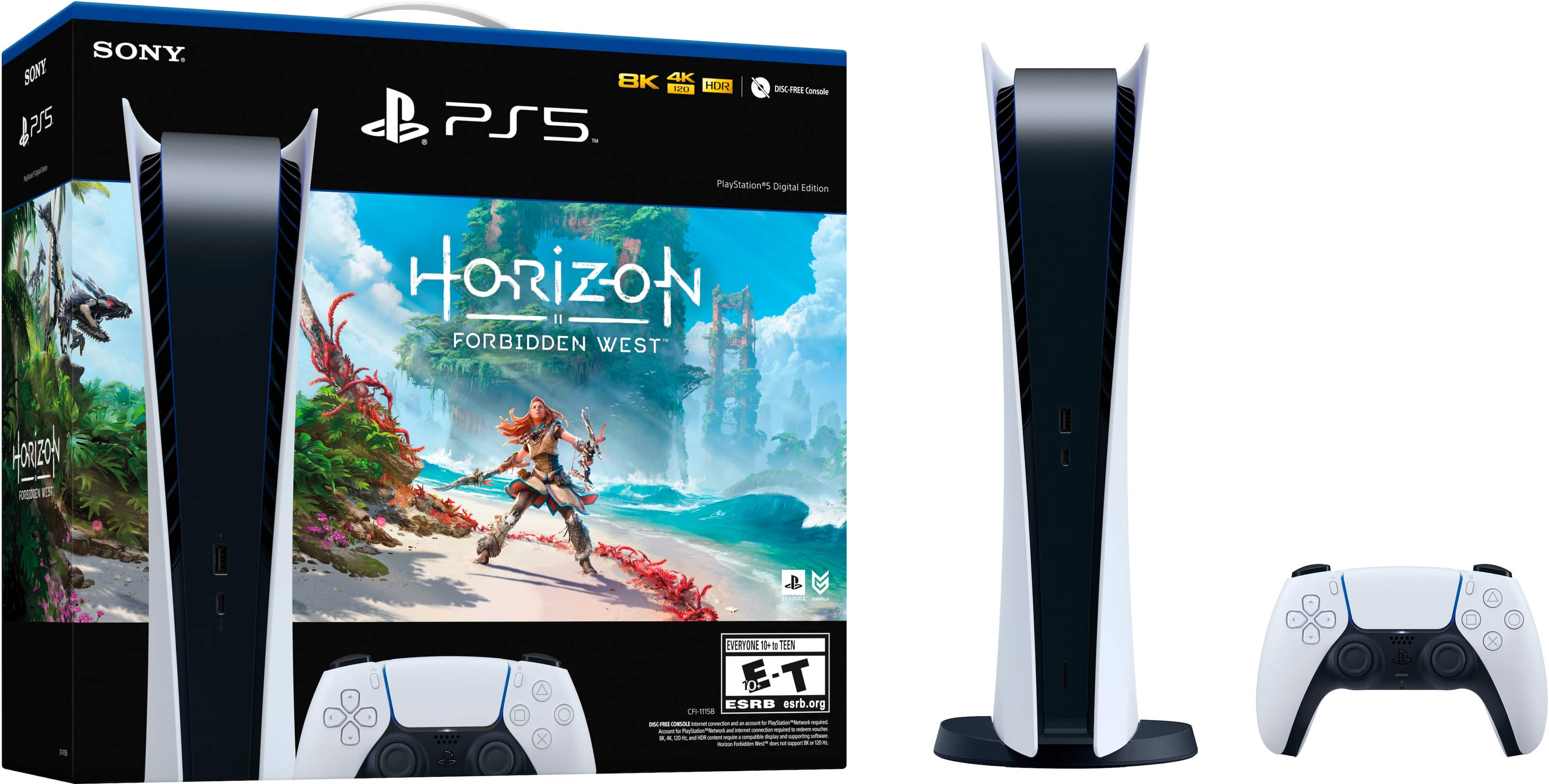 Sony PlayStation 5 Digital Edition – Horizon Forbidden - Best Buy