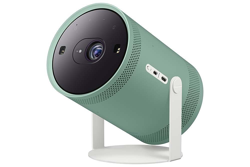 Zoom in on Front Zoom. Samsung - The Freestyle Skins for Smart Portable Projector - Green.