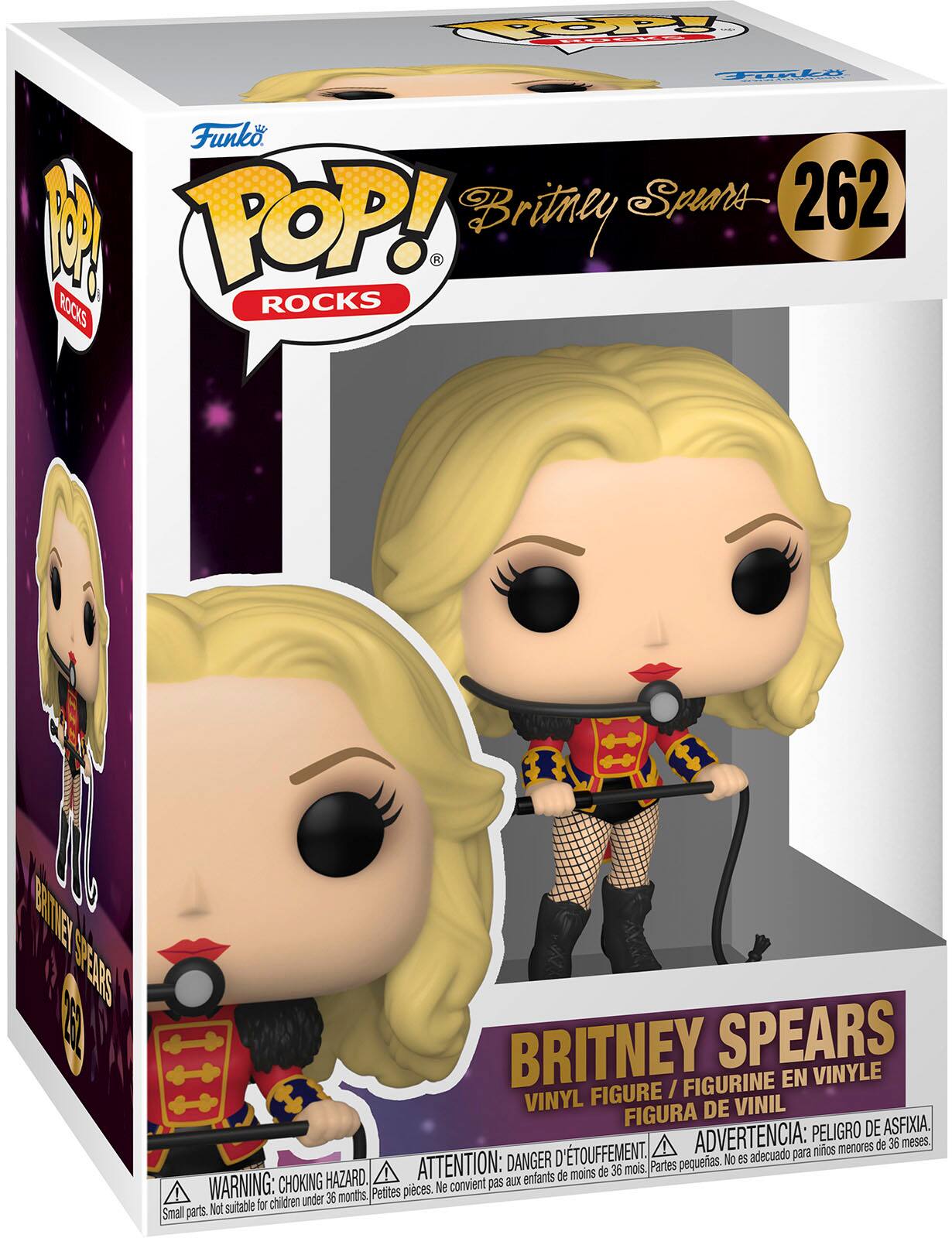 Angle. Funko - POP! Rocks: Britney Spears - Circus w/CH - Multi.
