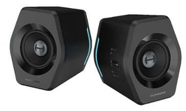 Edifier - G2000 2.0 Bluetooth Gaming Speakers (2-Piece) - Black - Front_Zoom