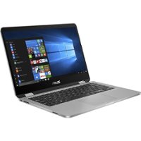 ASUS - VivoBook Flip 14 J401MA 14" Laptop - Intel Pentium Silver - 4 GB Memory - 128 GB eMMC - Front_Zoom