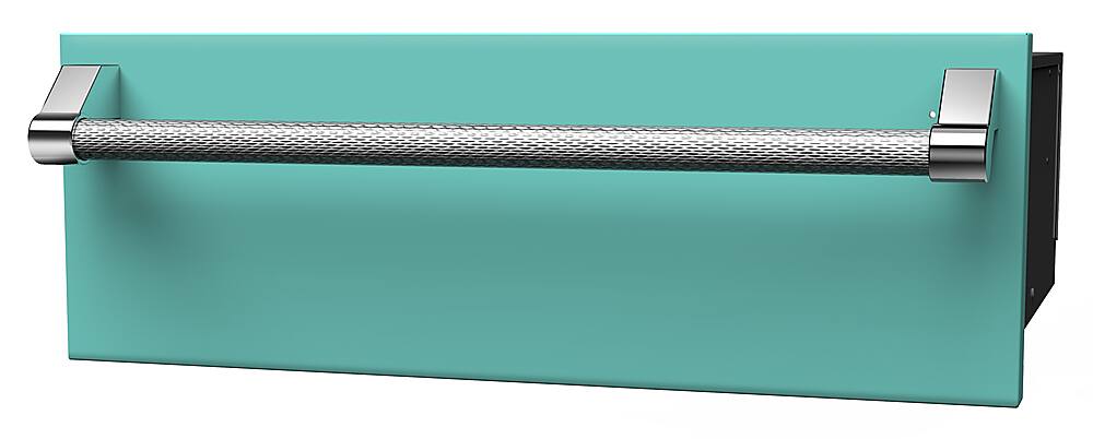 Angle. Hestan - 30" Warming Drawer - Turquoise.