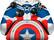 Front. Razer - Wireless Controller & Quick Charging Stand for Xbox - Captain America Edition.