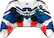 Angle. Razer - Wireless Controller & Quick Charging Stand for Xbox - Captain America Edition.
